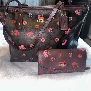 Coach bag and wallet